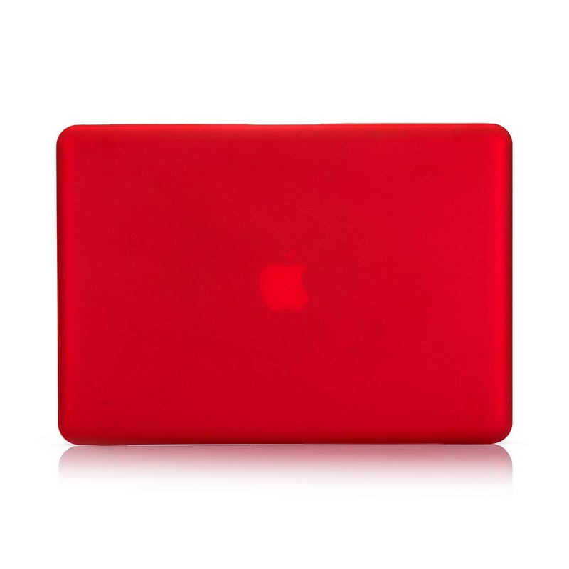 Ruban Case for MacBook Pro 13 A1278 Release 2012-2008, Matte Plastic Hard Shell Cover for MacBook Pro 13.3 inch with CD-ROM (RED) - Image 3